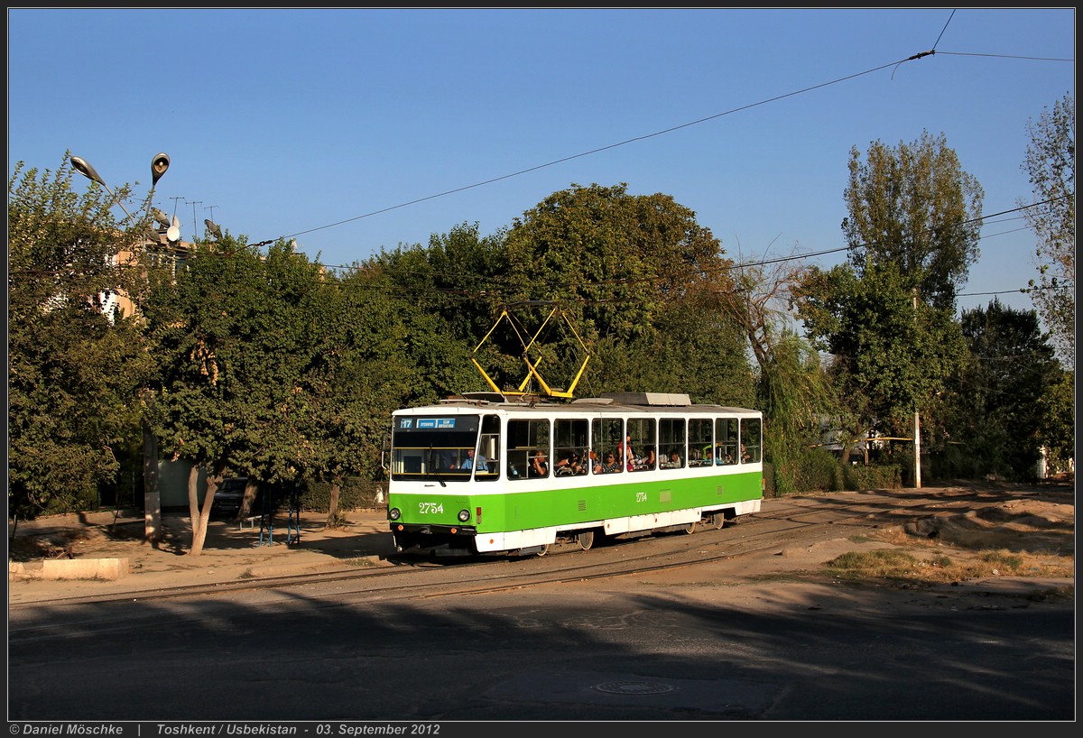 Ташкент, Tatra T6B5SU № 2754