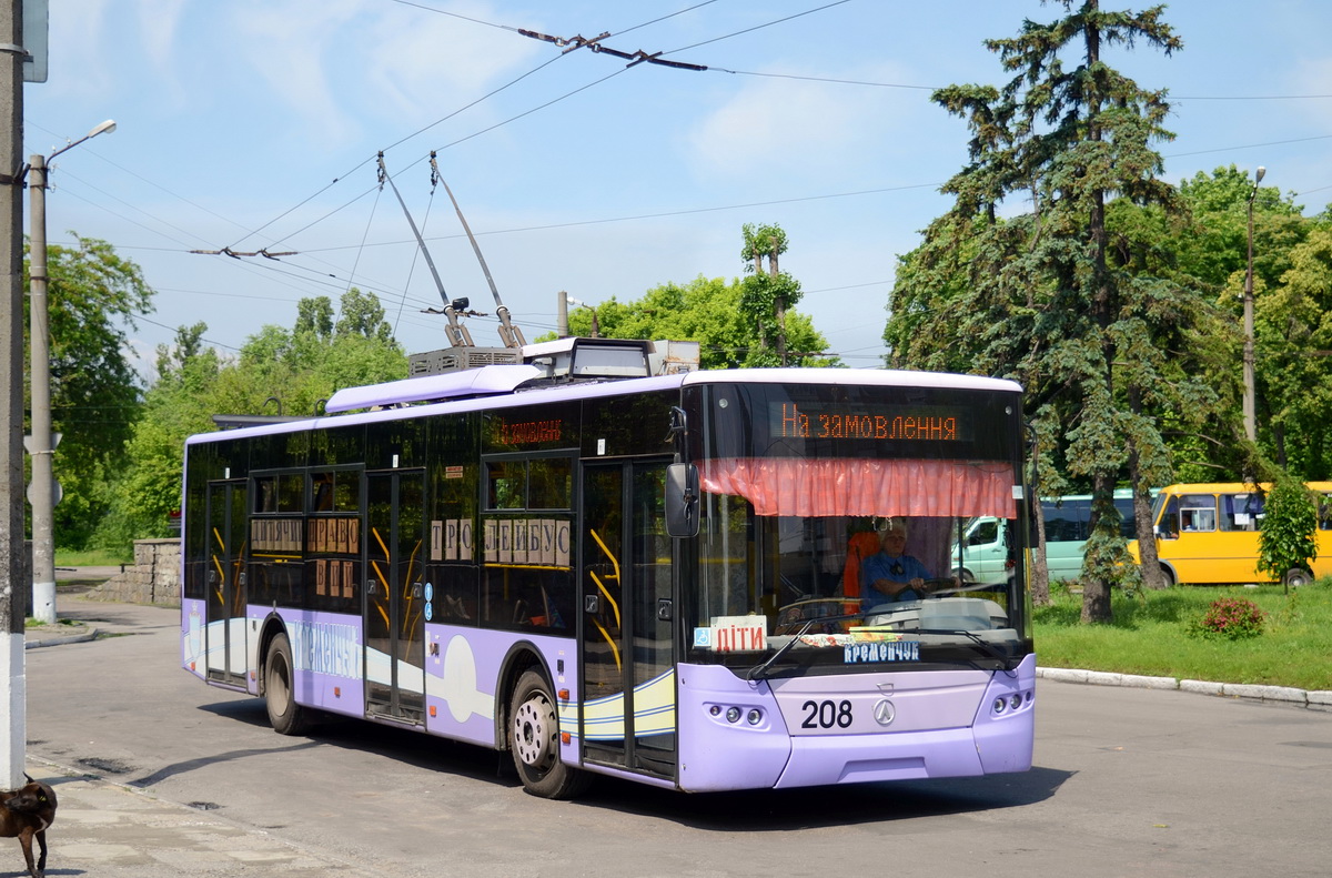 Кременчуг, ЛАЗ E183A1 № 208