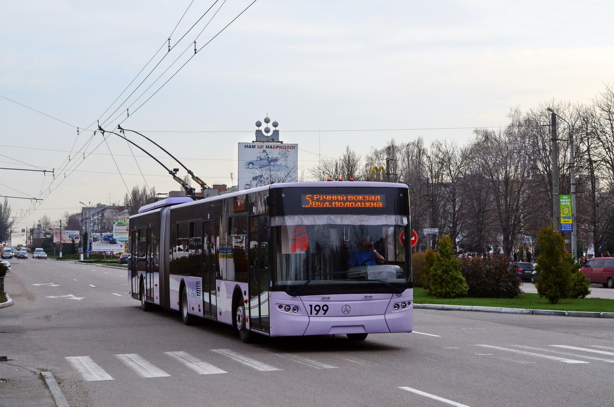 Кременчуг, ЛАЗ E301A1 № 199
