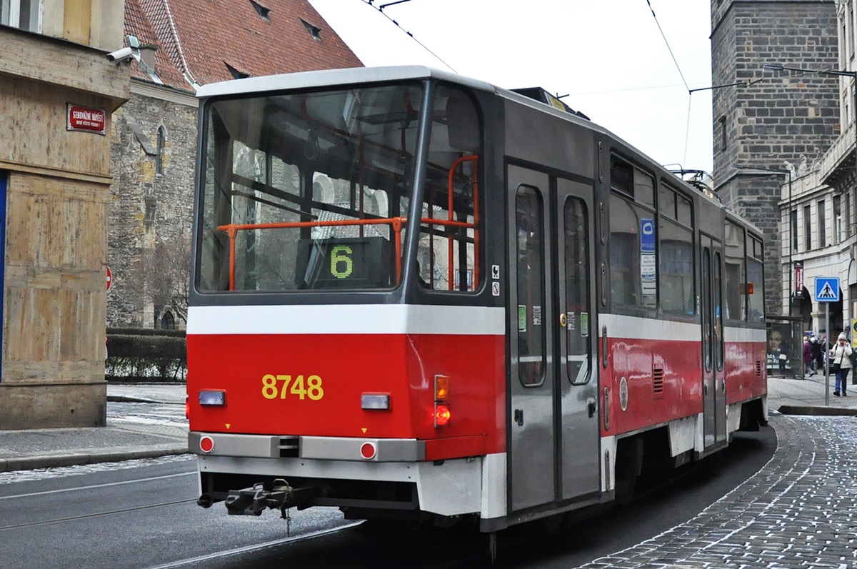 Прага, Tatra T6A5 № 8748 Прага, Tatra T6A5 № 8748