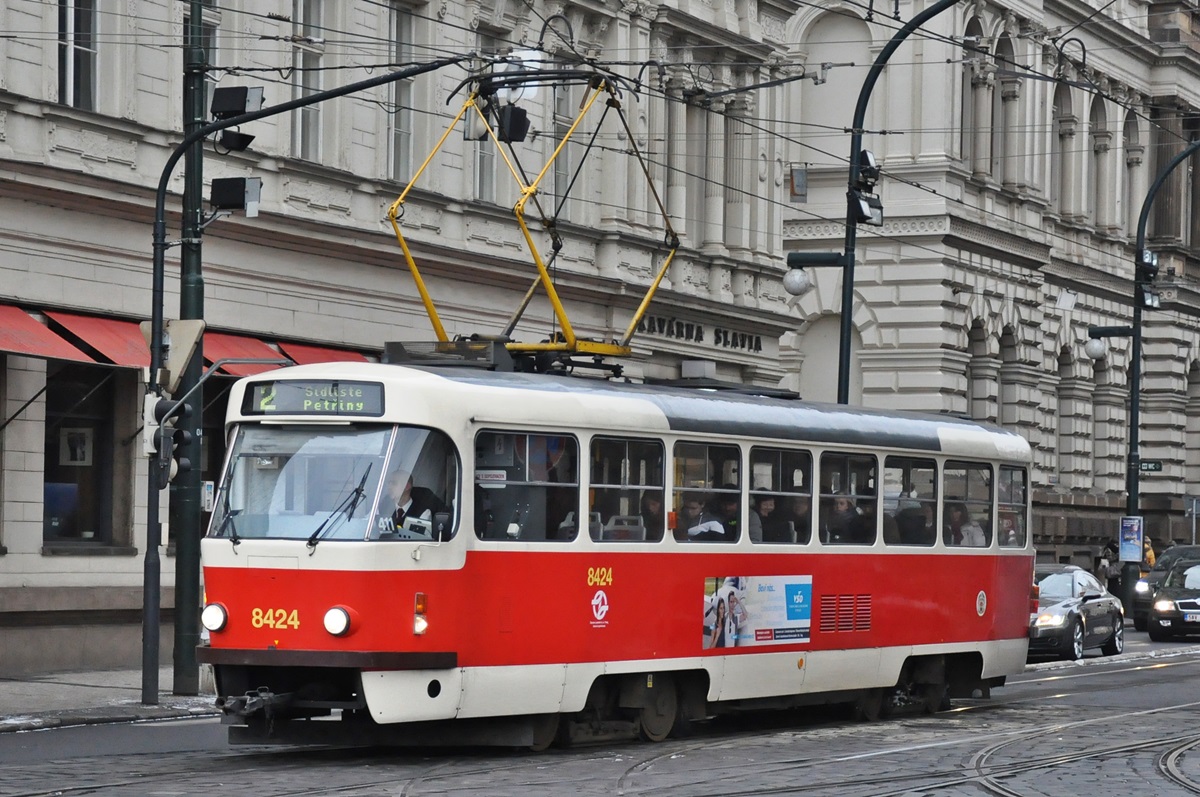 Прага, Tatra T3R.P № 8424