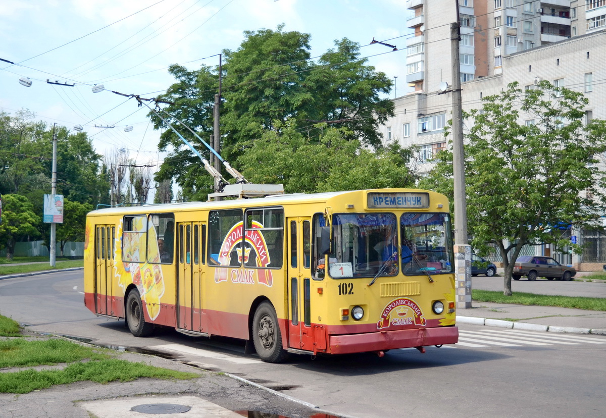 Кременчуг, ЗиУ-682Г-016 (012) № 102