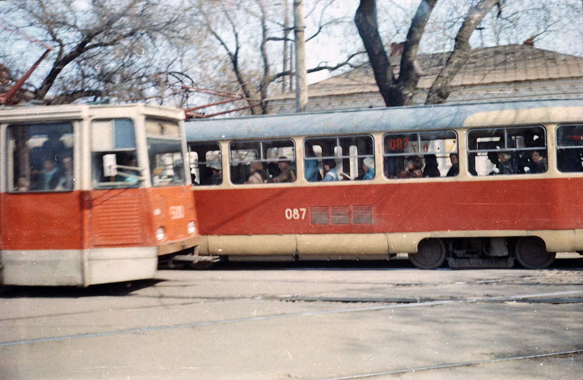 Краснодар, 71-605 (КТМ-5М3) № 500; Краснодар, Tatra T3SU № 087