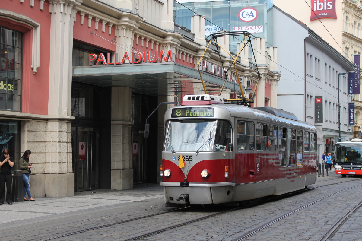 Прага, Tatra T3R.PLF № 8265