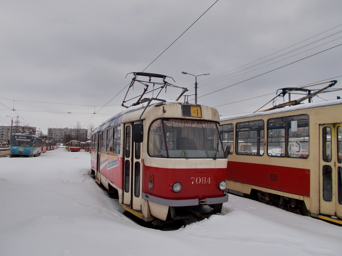 Курск, Tatra T3SUCS № 7084; Курск — Территория Восточного трамвайного депо