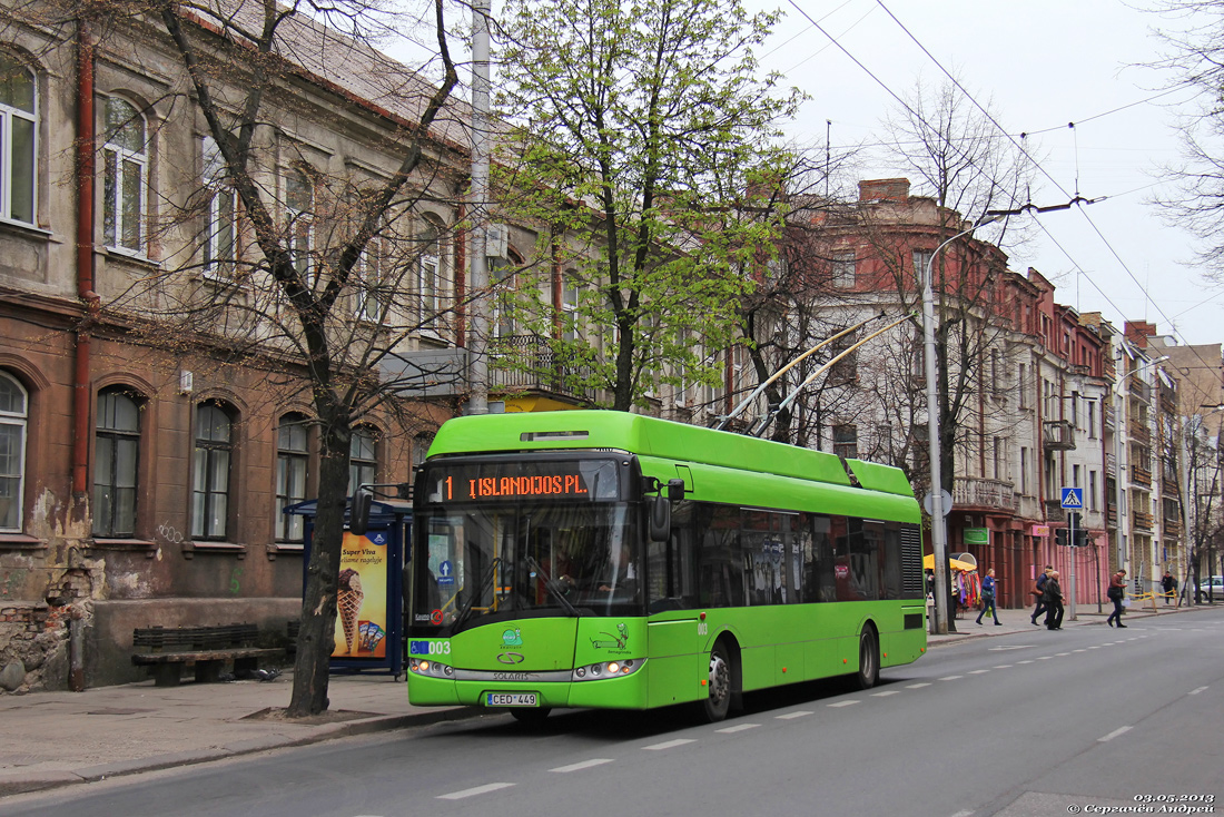 Каунас, Solaris Trollino III 12 AC № 003