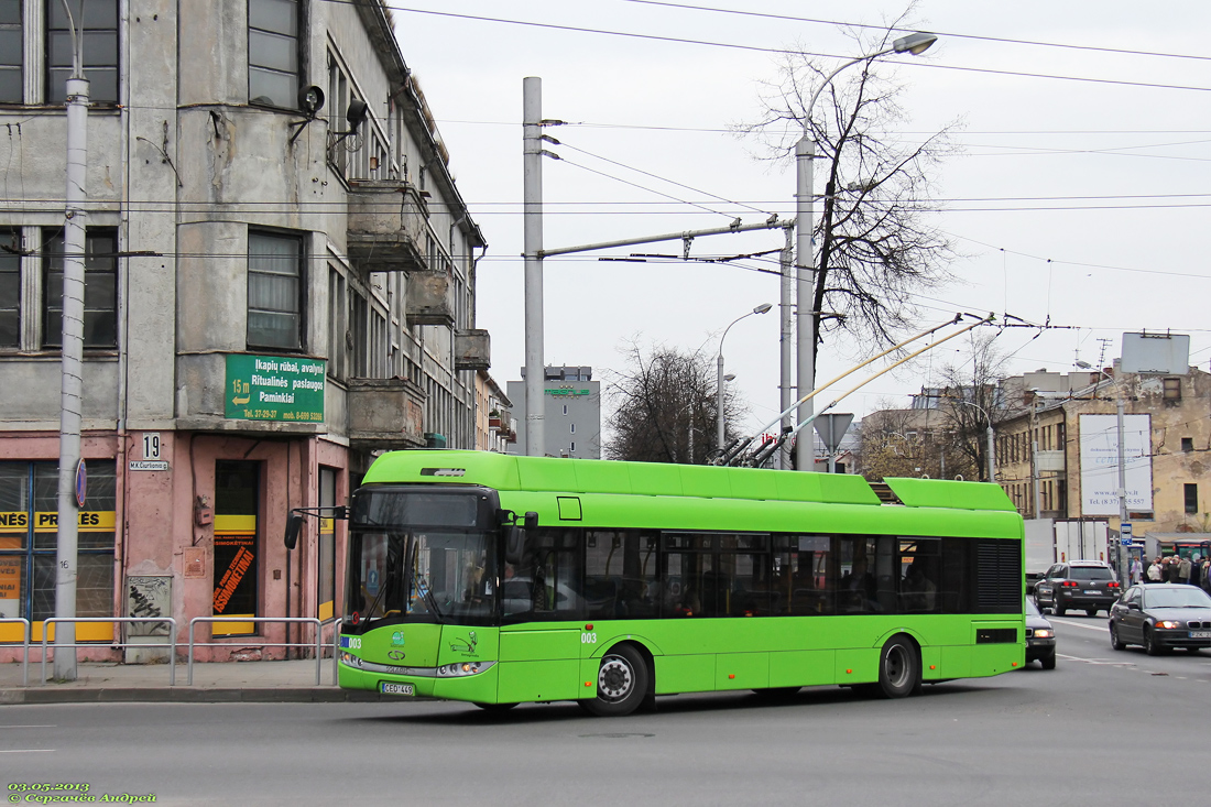 Каунас, Solaris Trollino III 12 AC № 003