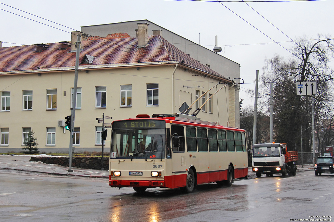 Вильнюс, Škoda 14Tr17/6M № 2667