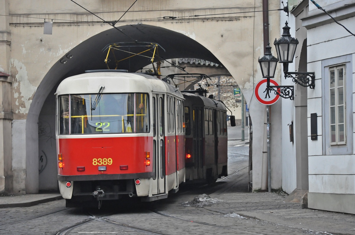 Prag, Tatra T3R.P Nr. 8389