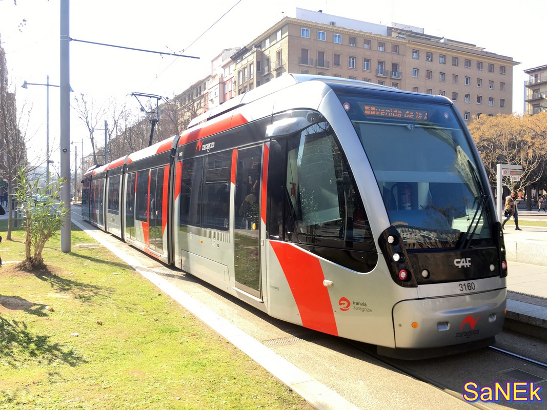 Zaragoza, CAF Urbos 3 Nr. 3160