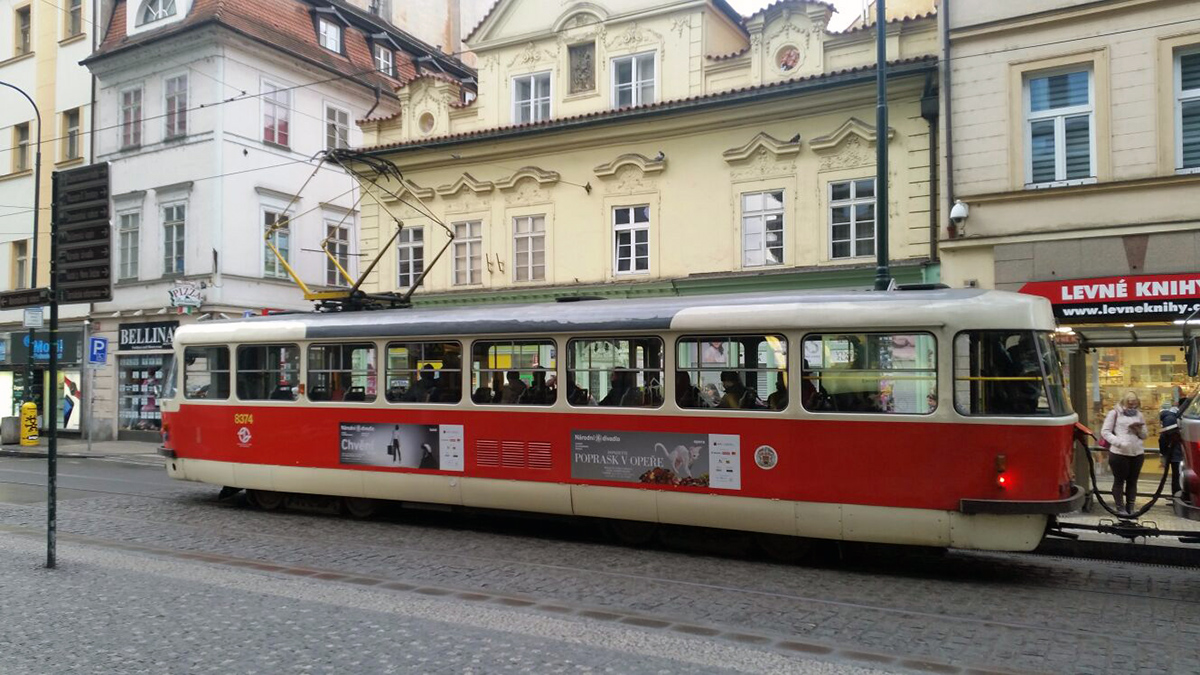 Прага, Tatra T3R.P № 8374