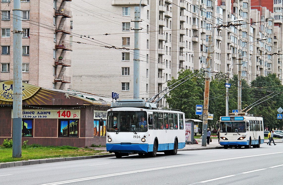 Санкт-Петербург, ВЗТМ-5284 № 1926; Санкт-Петербург, Тролза-5264.01 «Столица» № 1968