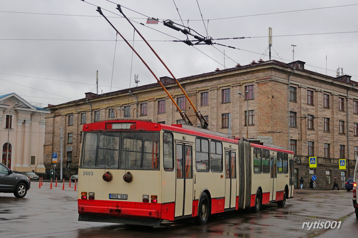 Вильнюс, Škoda 15Tr03/6 № 2603