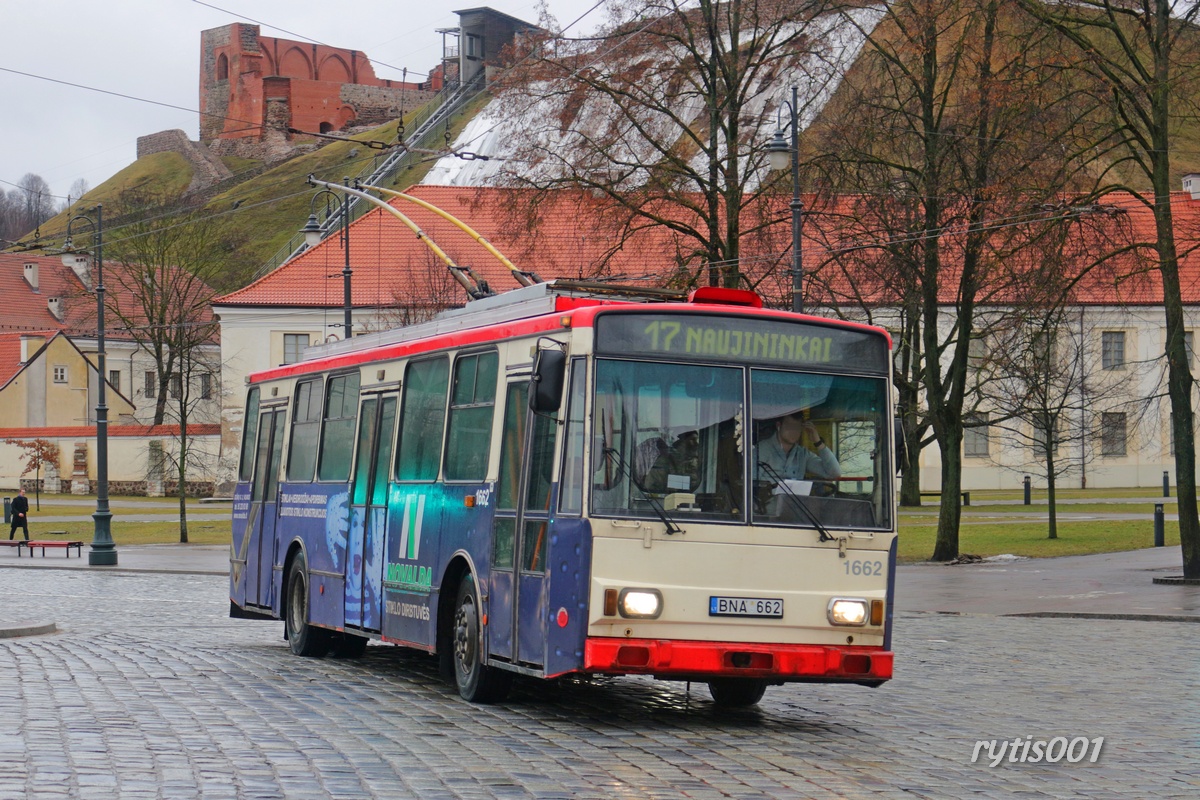Vilnius, Škoda 14Tr17/6M № 1662 Vilnius, Škoda 14Tr17/6M № 1662