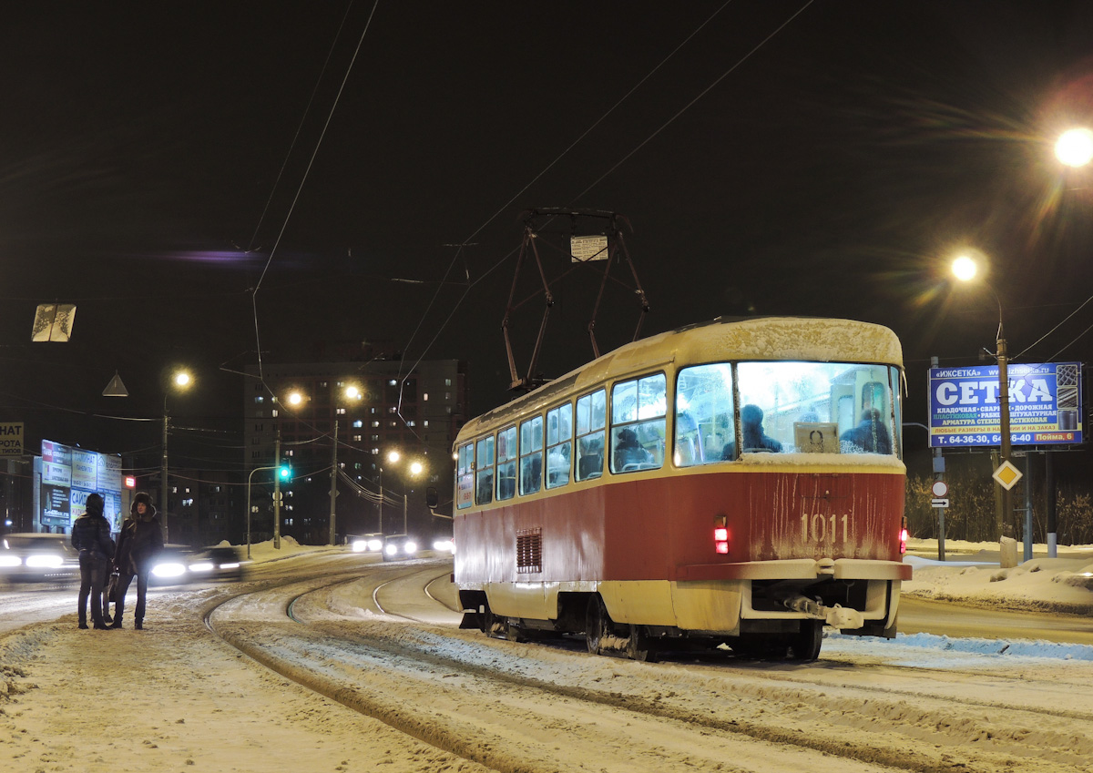 Ижевск, Tatra T3SU мод. Ижевск № 1011