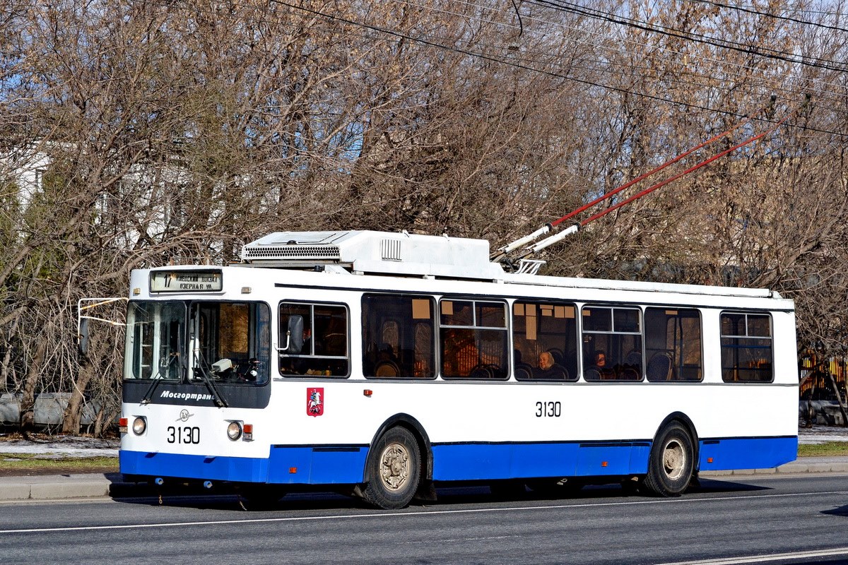 Москва, ЗиУ-682ГМ1 (с широкой передней дверью) № 3130
