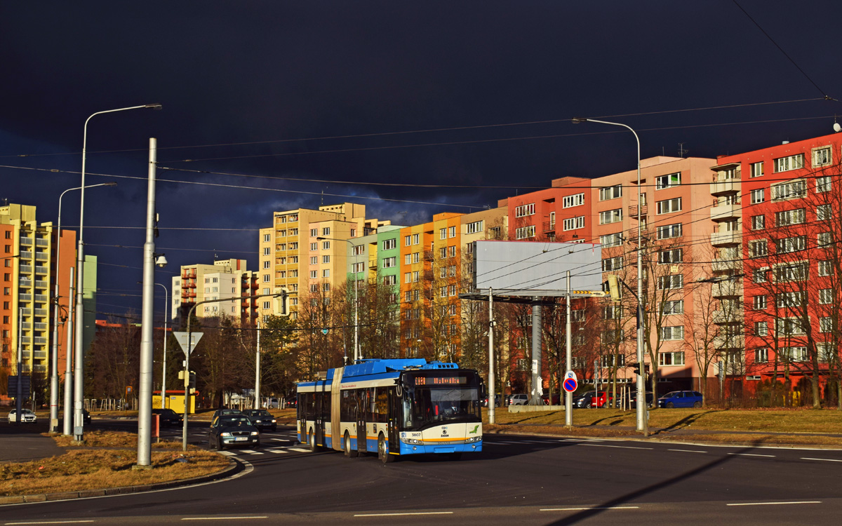 Острава, Škoda 27Tr Solaris III № 3807 Острава, Škoda 27Tr Solaris III № 3807