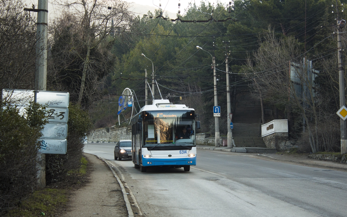 Крымский троллейбус, Богдан Т60111 № 6314