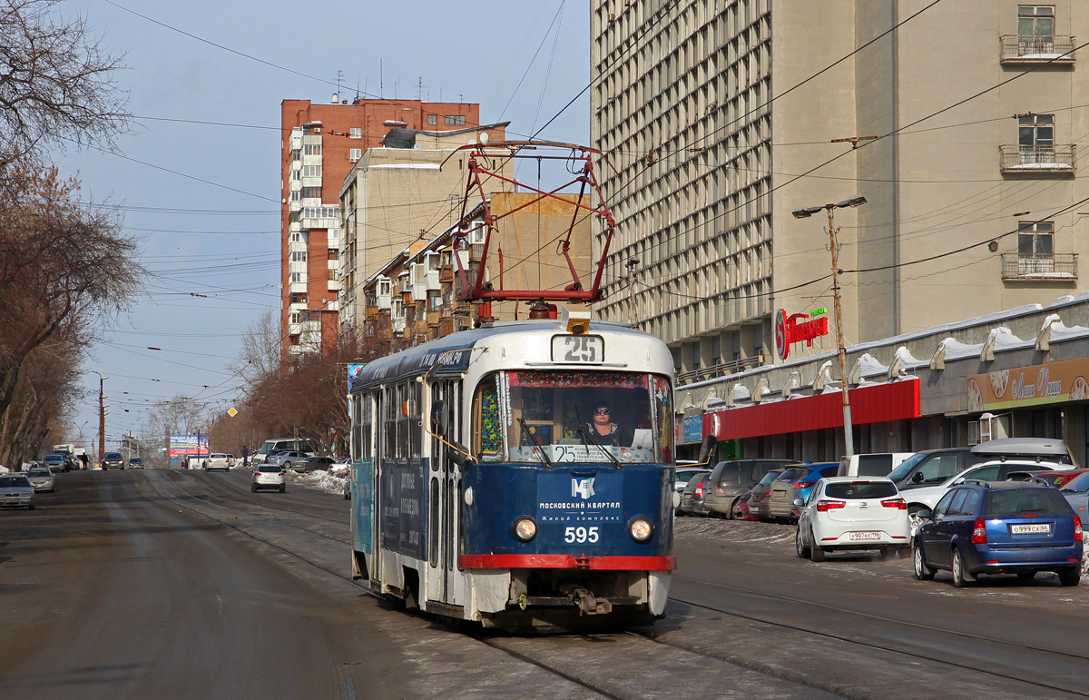 Екатеринбург, Tatra T3SU № 595