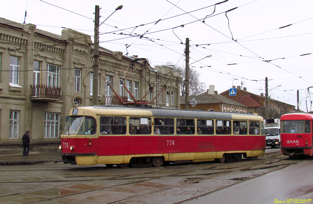 Харьков, Tatra T3SU № 774