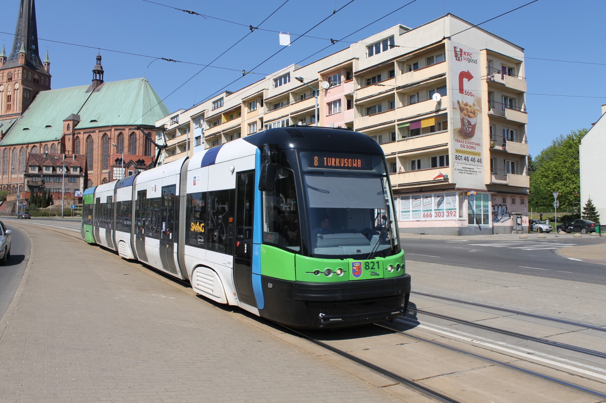 Щецин, PESA Swing 120NaS2 № 821