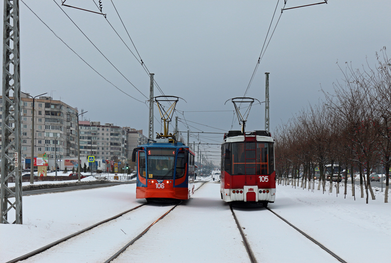 Старый Оскол, Stadler 62103 № 105; Старый Оскол, 71-623-02 № 106