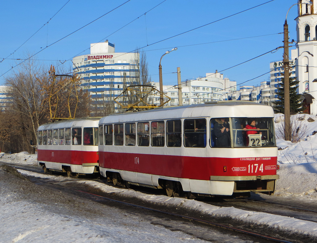 Самара, Tatra T3SU № 1174