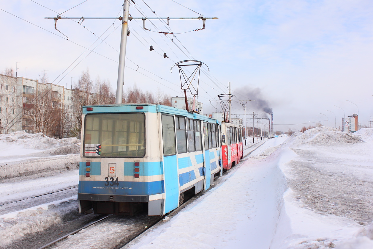 Prokopyevsk, 71-605 (KTM-5M3) Nr. 334