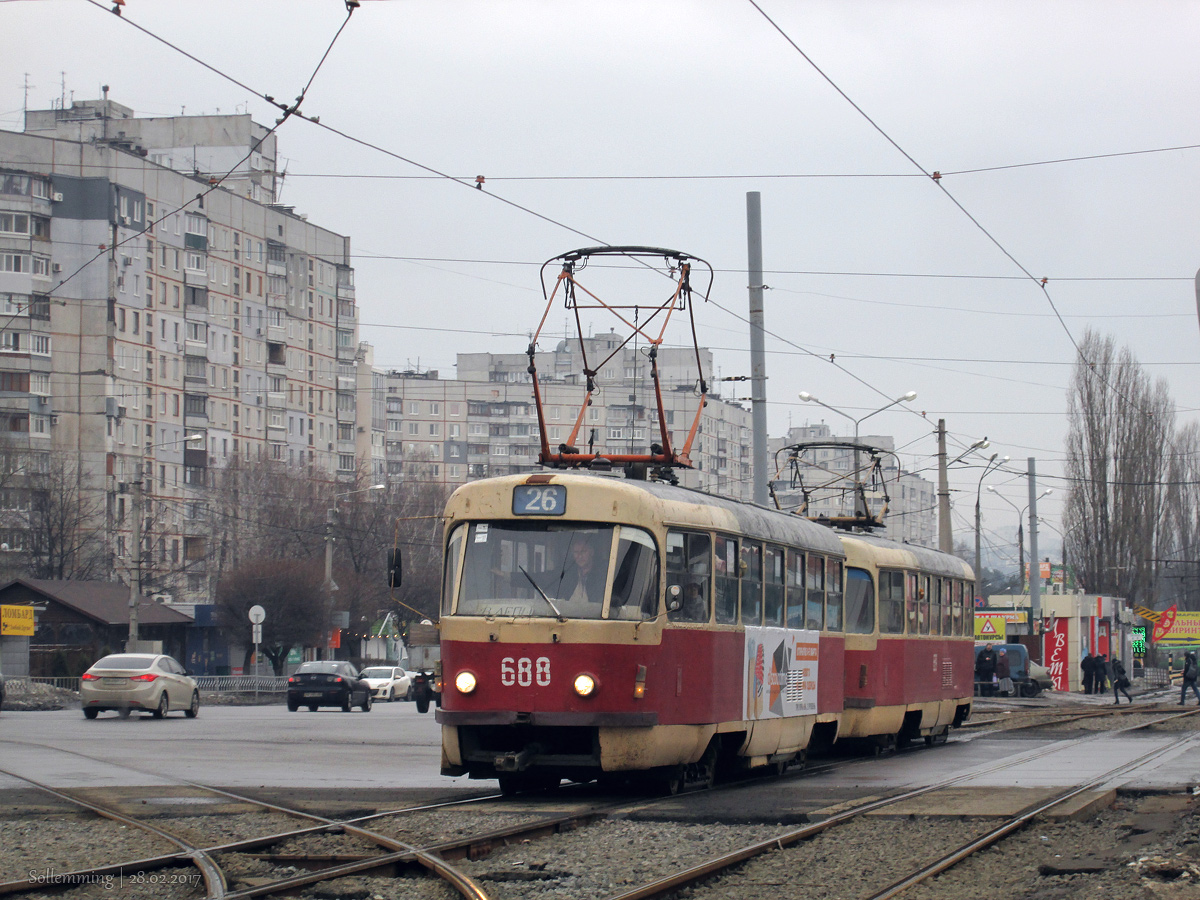 哈爾科夫, Tatra T3SU # 688