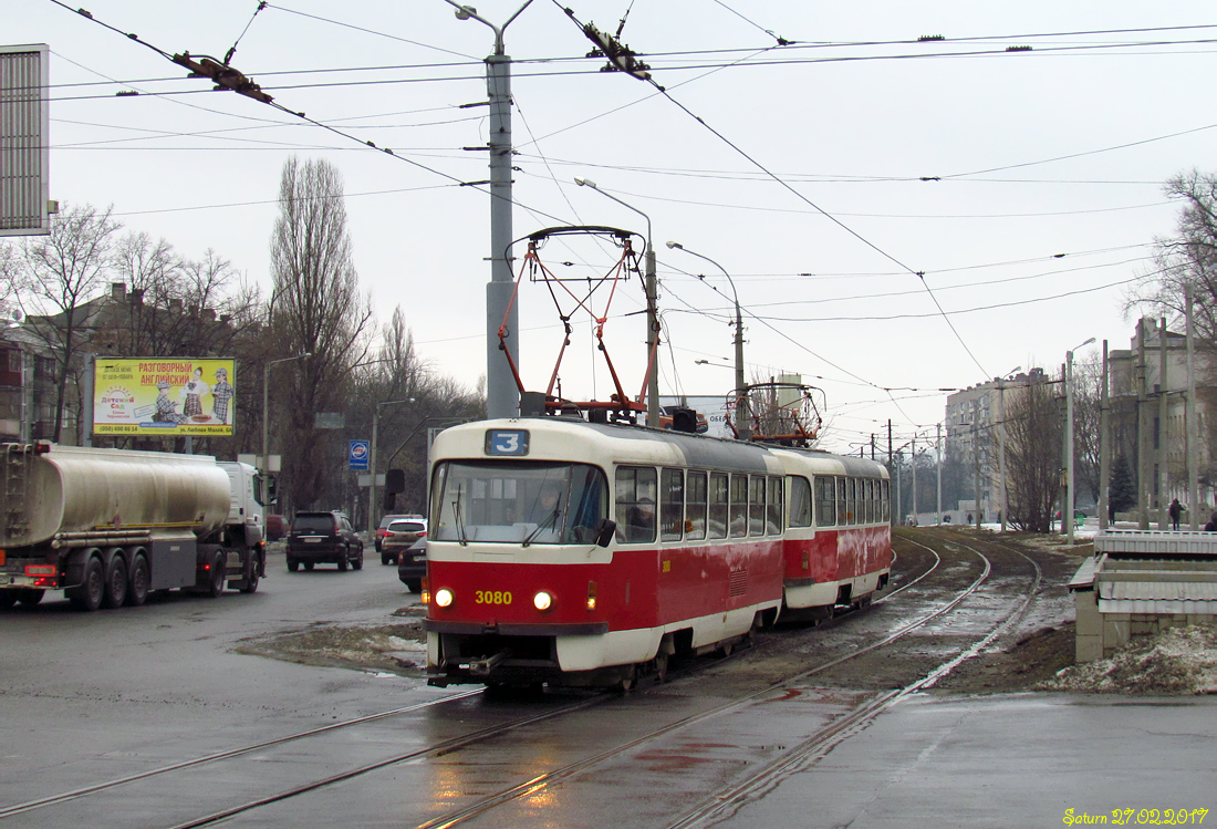 Харьков, Tatra T3SUCS № 3080