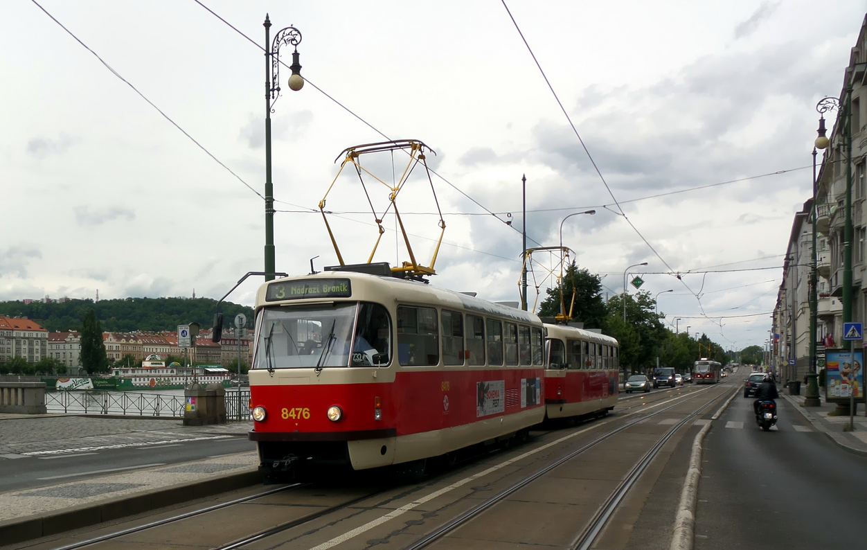 Прага, Tatra T3R.P № 8476