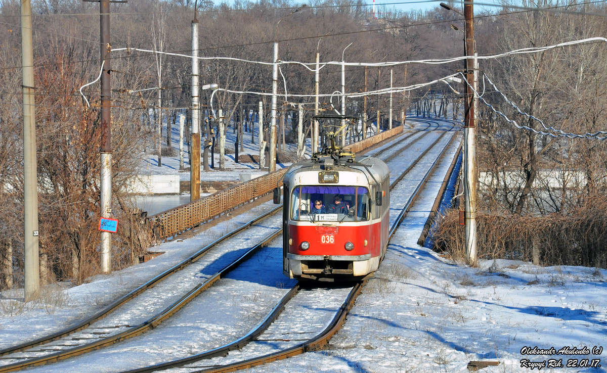 Кривой Рог, Tatra T3R.P № 036