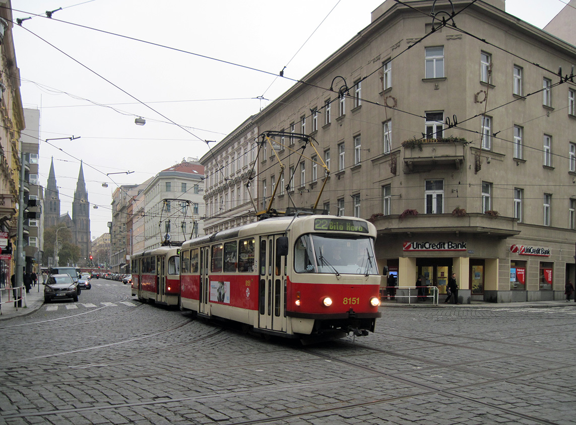 Прага, Tatra T3R.PV № 8151