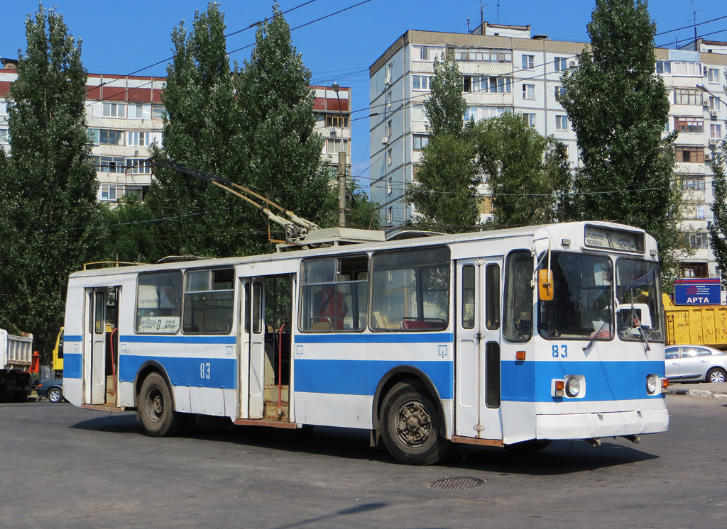 Самара, ЗиУ-682В-012 [В0А] № 83; Самара — Конечные станции и кольца (троллейбус)