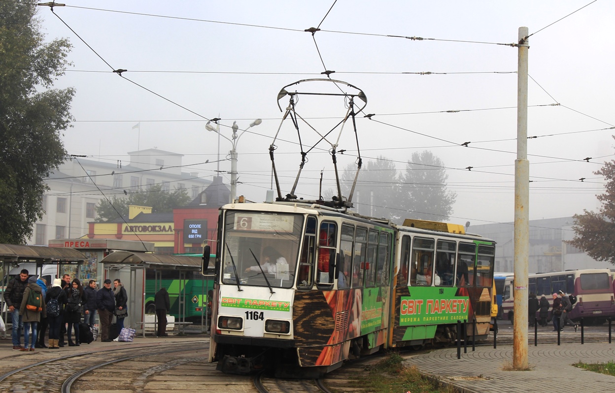 Львов, Tatra KT4D № 1164
