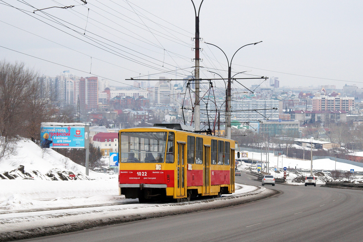 Барнаул, Tatra T6B5SU № 1022