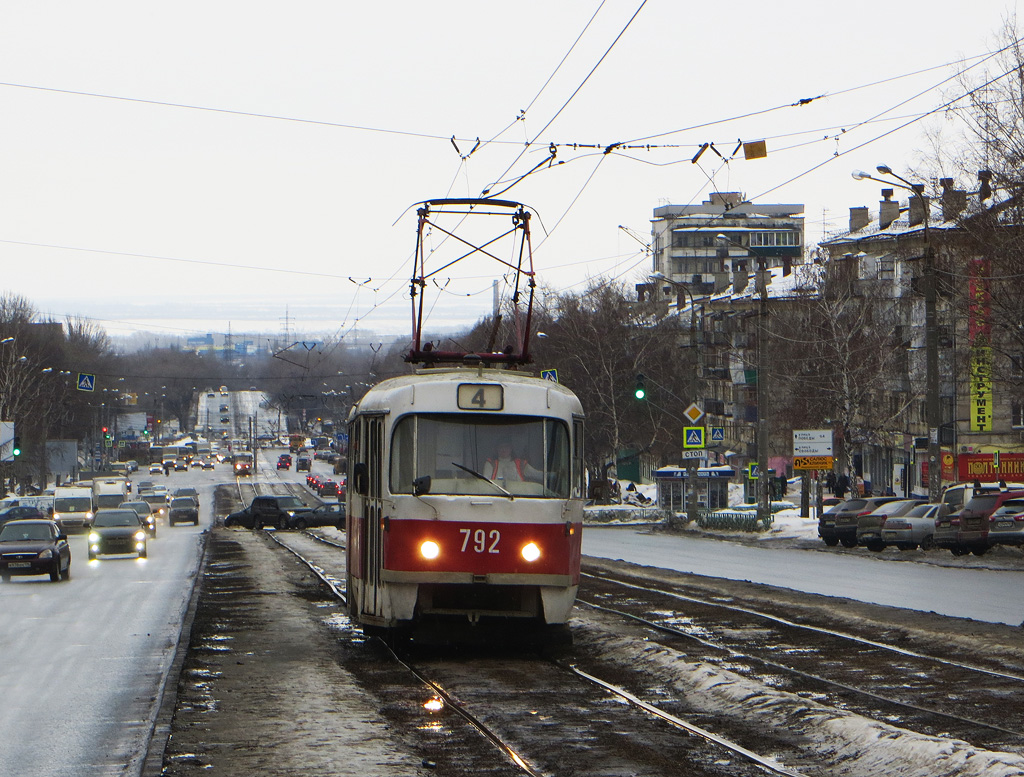 Самара, Tatra T3SU № 792; Самара — Трамвайные линии