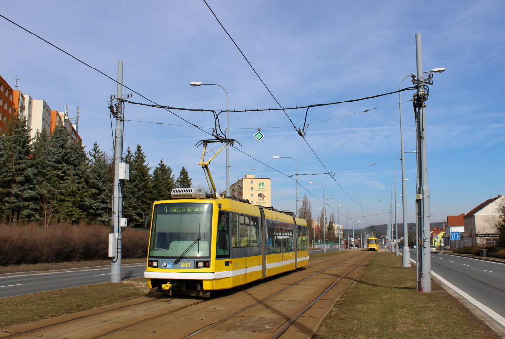 Пльзень, Škoda 03T3 Astra № 307