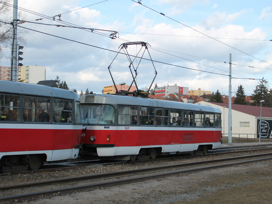 Брно, Tatra T3P № 1629