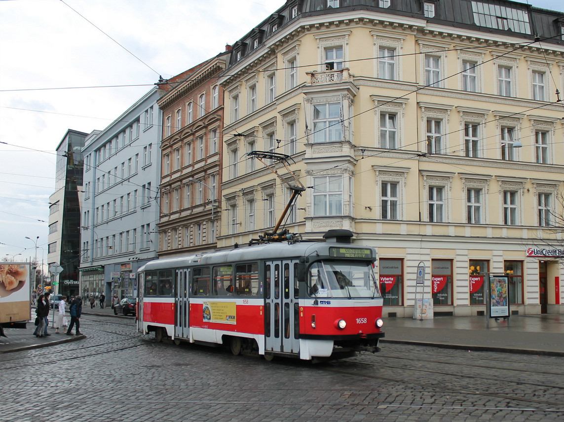 Брно, Tatra T3R.PV № 1658