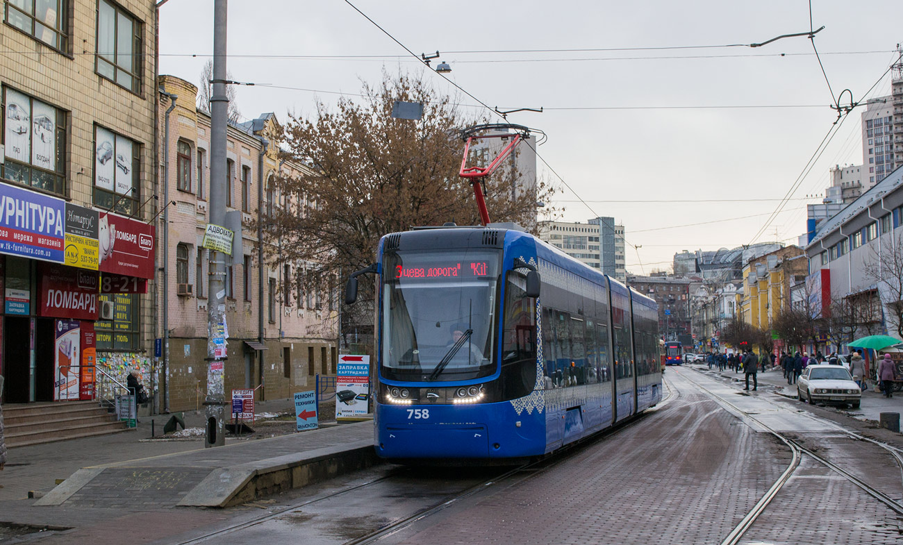 Київ, PESA 71-414К (Fokstrot) № 758