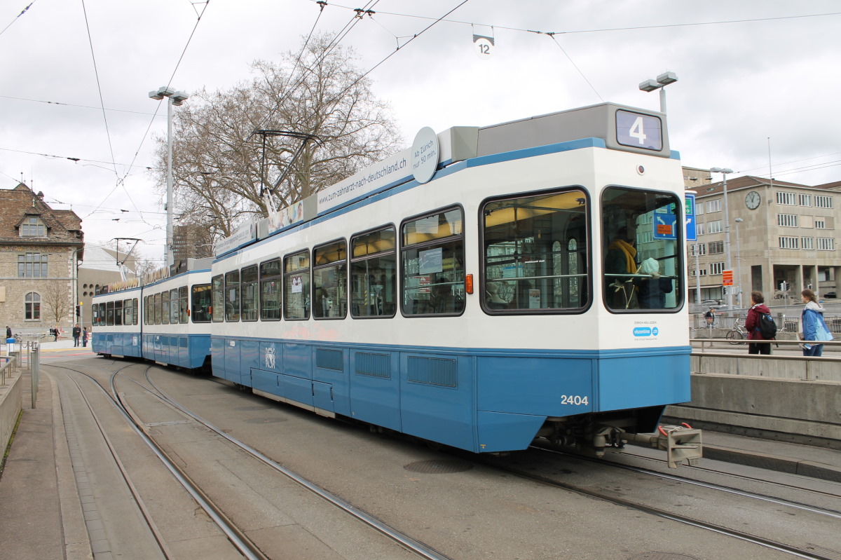 Цюрих, SWP/SIG/BBC Be 2/4 "Tram 2000 Pony" № 2404