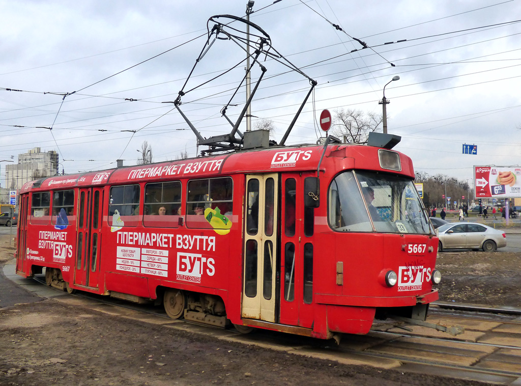 Kiev, Tatra T3SUCS N°. 5667