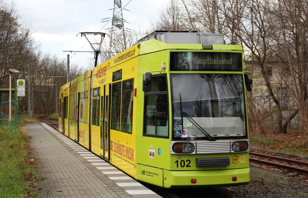 Бранденбург-на-Хафеле, Duewag MGT6D № 102