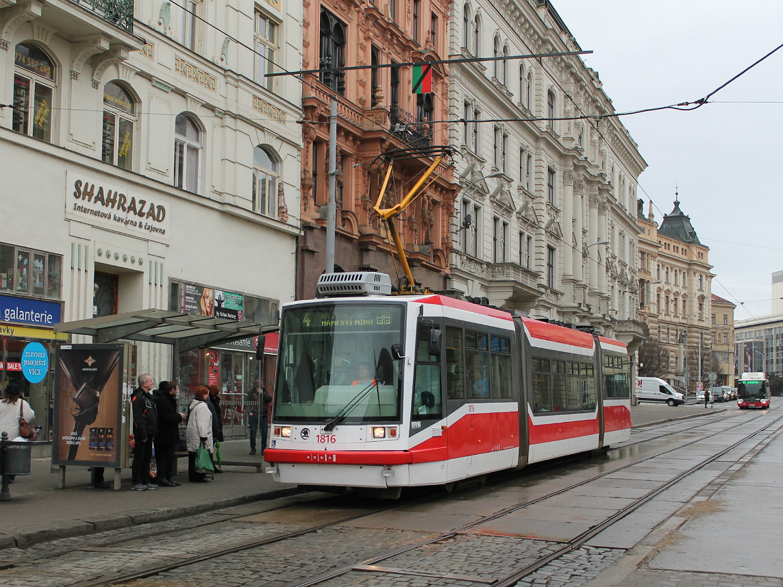 Брно, Škoda 03T6 Anitra № 1816