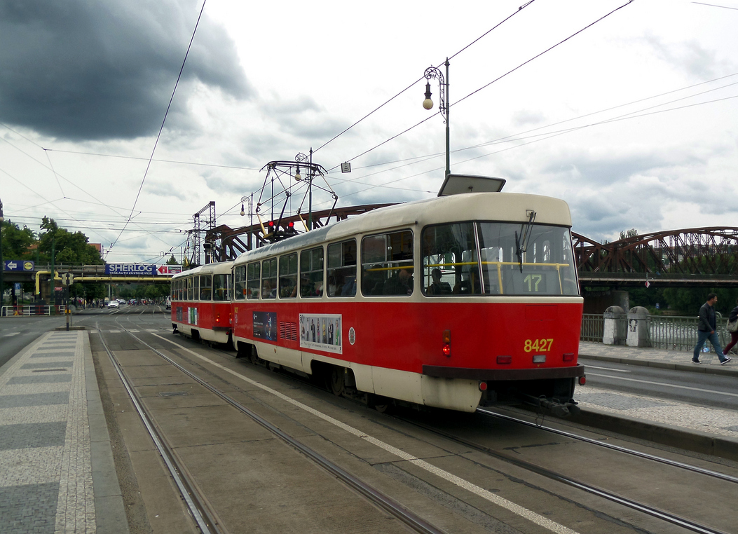 Прага, Tatra T3R.P № 8427