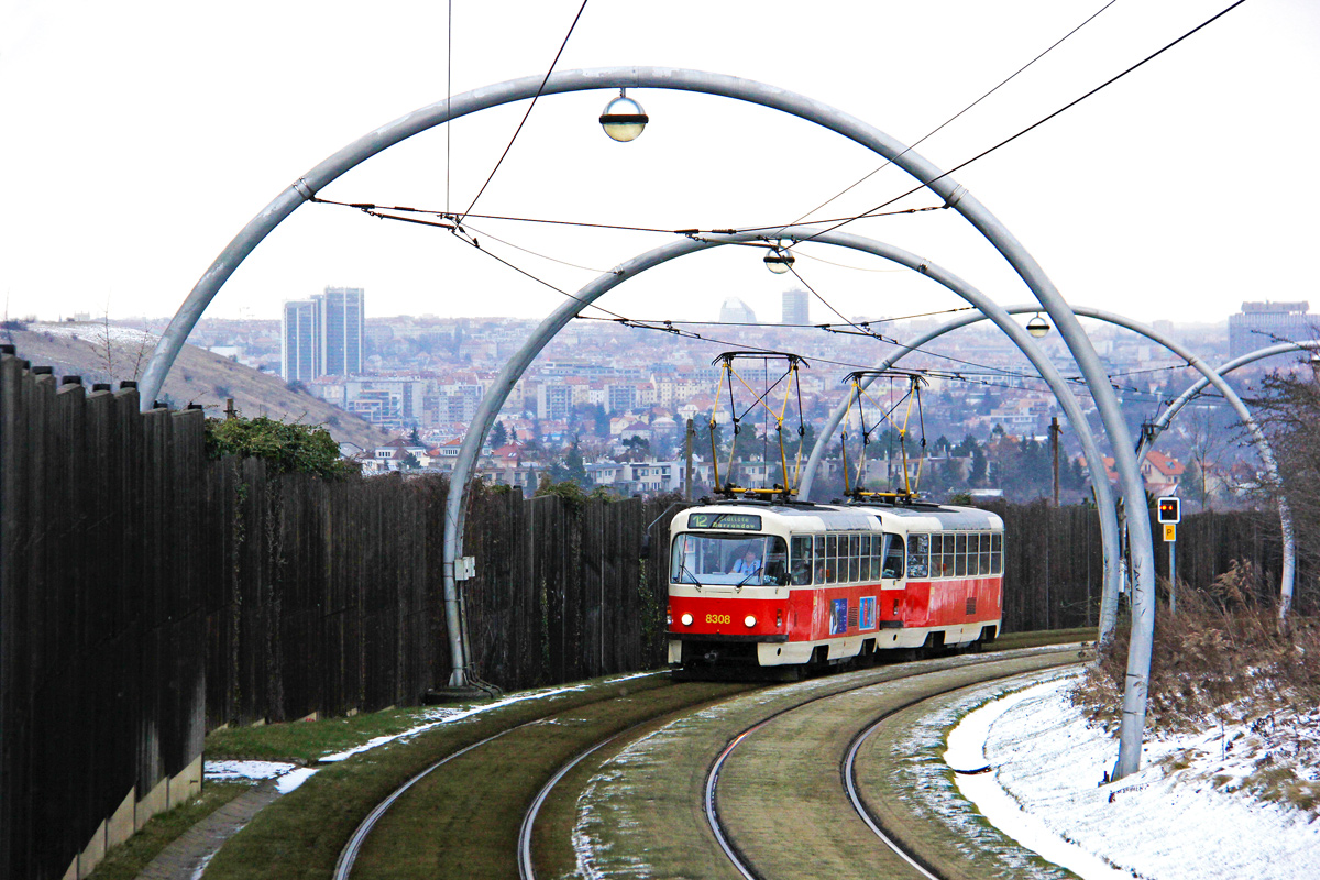 Прага, Tatra T3R.P № 8308