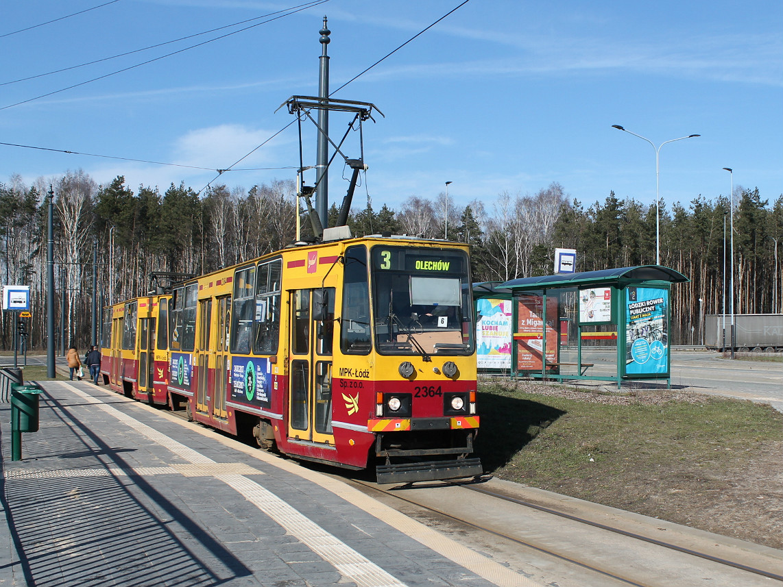 Лодзь, Konstal 805Na № 2364