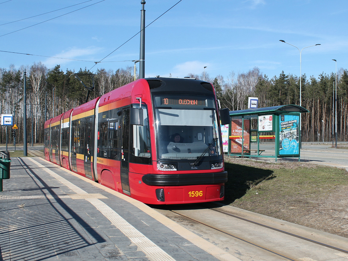 Лодзь, PESA Swing 122NaL № 1596