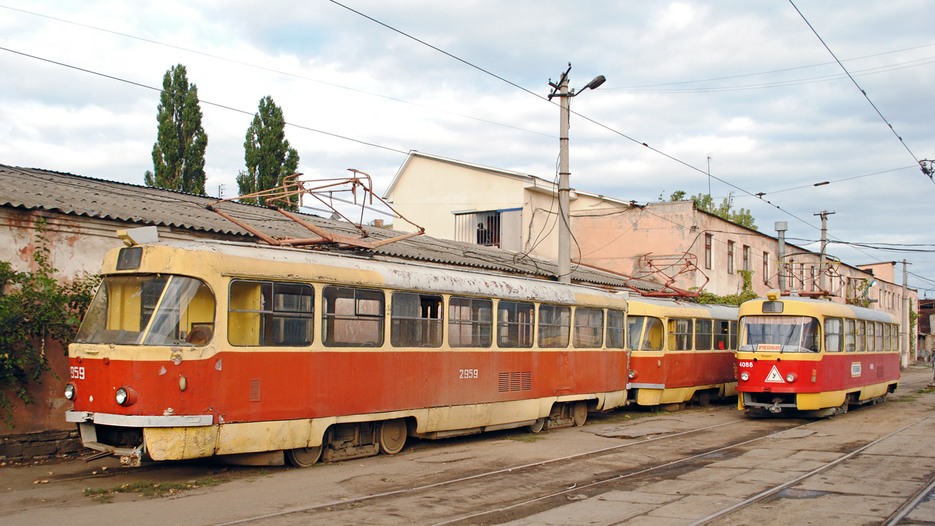 Одесса, Tatra T3SU № 2959; Одесса, Tatra T3SU № 4088
